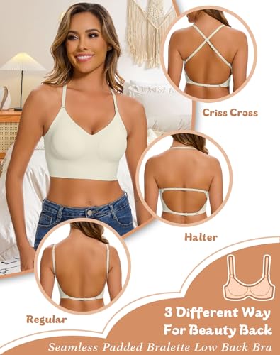 Soutien-gorge sans armature sexy deep V brassiere convertible comfit