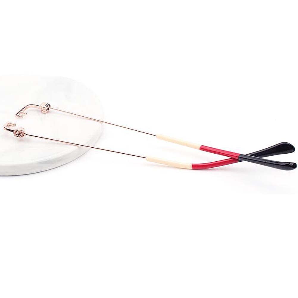 Jambes de lunettes, jambe de lunettes de lunettes, remplacement de lunettes, jambe de bras de lunettes, accessoires de remplacement de lunettes, 1 paire de lunettes sans monture, branches à 2 trous, s