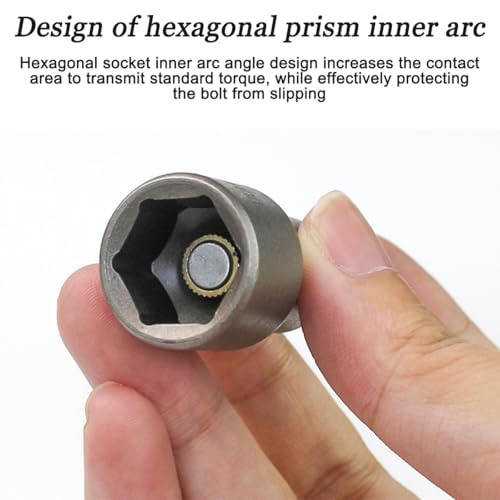 Image of 2PCS RV Leveling Scissor Jacks Socket, Magnetic Camper Jacks Socket Drill Adapter for 3 /4 inch 19mm Hex Drive Jacks, Power Quick Connect 1 /4 Hex Shank Nut Driver Bit Set, Universal Fit