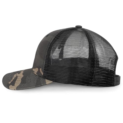Image of Fishing Hat Fishing Gifts for Men Bass Fish Flag Snapback Trcuker Hats for Men Fishing Gear Accessories Stuff