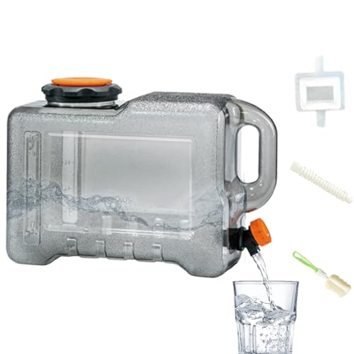 Xijobido Depósito De Almacenamiento De Agua | Cubo Para Agua Potable | Bolsa Hidratación Gran Capacidad Cantimplora Camping Con Grifo