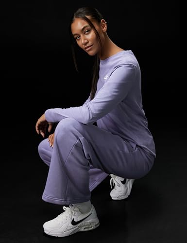 Nike Women's Sportswear Club Fleece Mid-Rise Wide-Leg Sweatpants - Image 3
