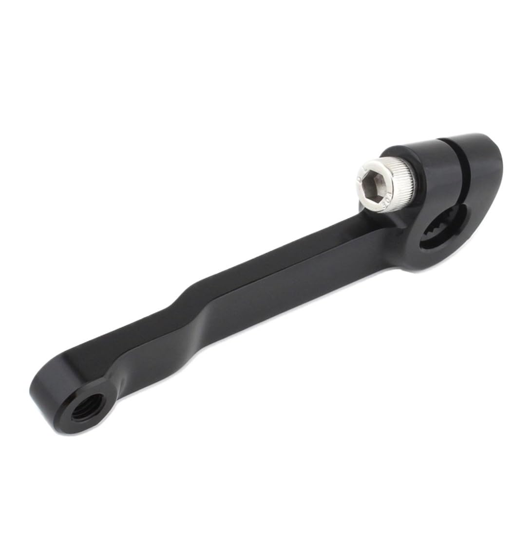 Gconla Black Motorcycle Gear Shifter Lever Motorbike Shift Shifter Lever 1811-2124 Foot Pedal Toe Pegs Gear Brake Gearchange Replacement For Street Glide Fat Bob