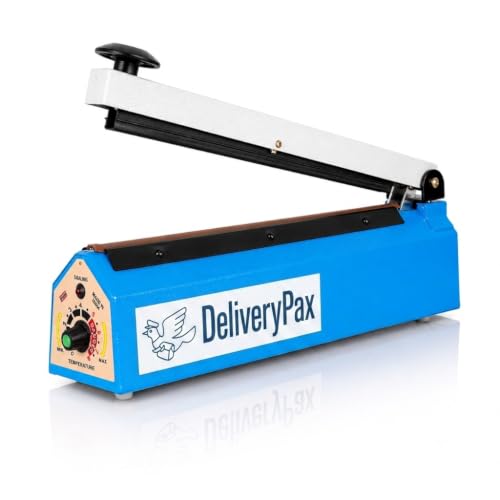 Image of Delivery Pax 8 Inch Impulse Sealer Machine | Heat Sealing Machine for Food Packets | Packet Sealer for Packaging & Packing | Cover Sealing Machine | Ideal for Home & Light Commercial Use