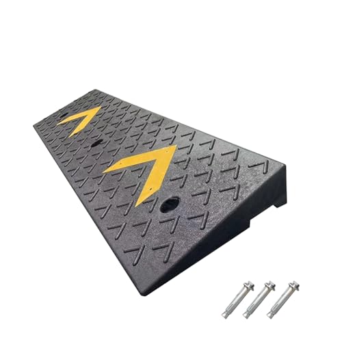 Rampa de Goma Antideslizante 100x30x12cm para Autos y Motos miniatura 1