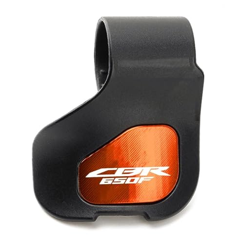 HUAWAMOTO Motorradzubehör Drosselklappenverstärker-Clip Unterstützen Lenker Arbeitsersparnis Für Honda CBR650F CBR650F CBR 650F(ORANGE)