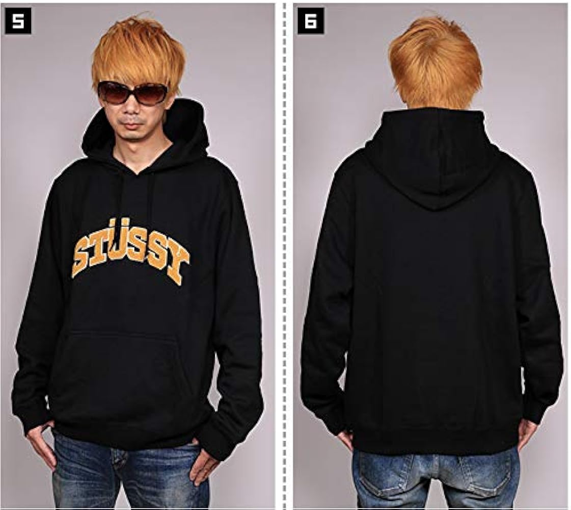 【鬼レア】ステューシー☆アーチロゴエンブレムスウェットパーカー（実寸L）M 鬼レア】ステューシー☆アーチロゴエンブレムスウェットパーカー（実寸L）M