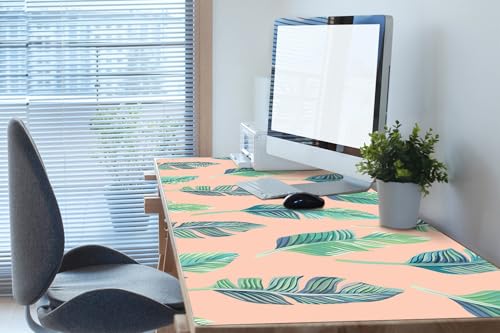 Tapis de bureau antidérapant 120x60 cm imperméable et facile à nettoyer