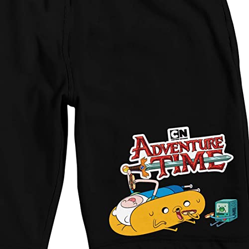 Adventure Time Jake Finn and BMO Men's Black Sleep Pajama Shorts2