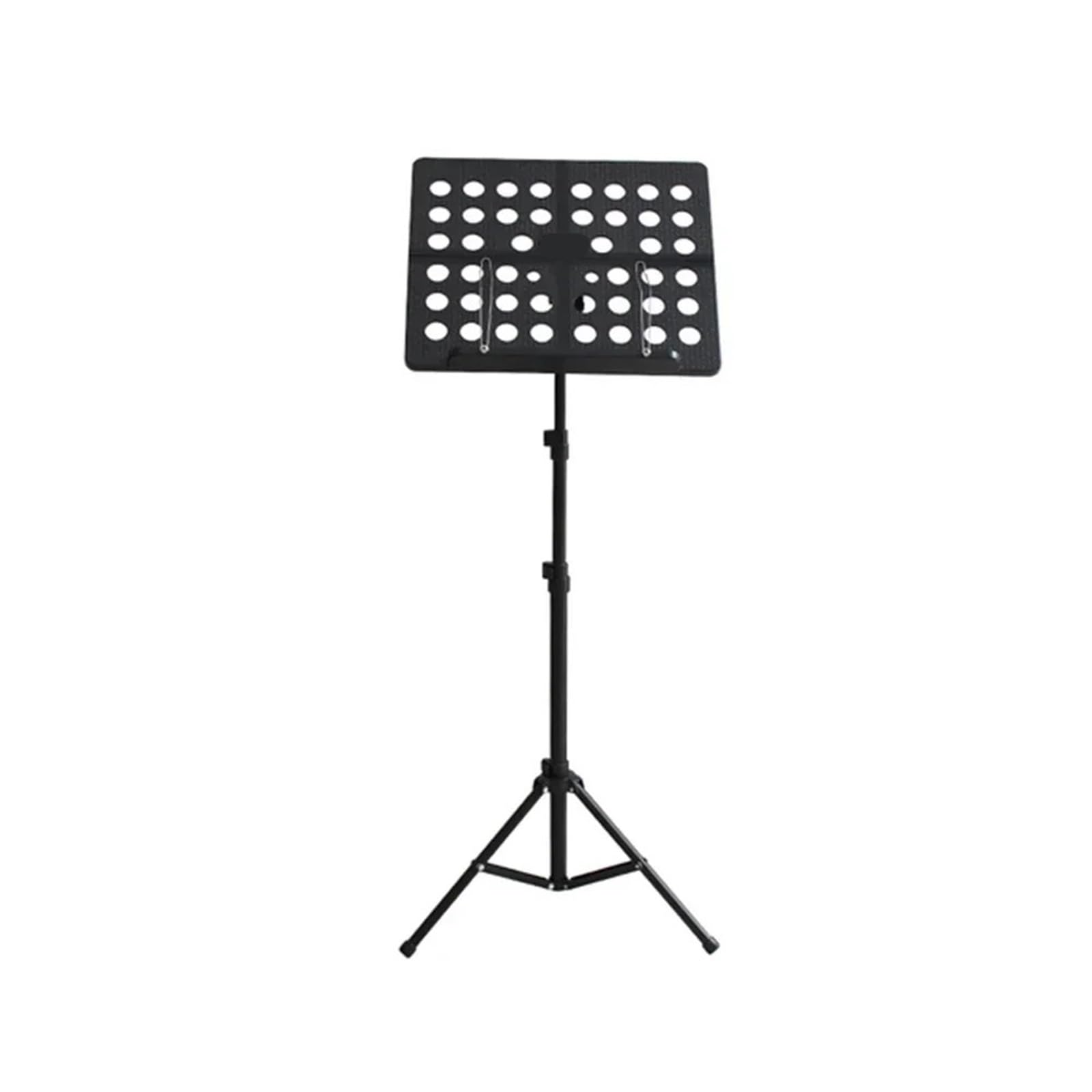 Trípode plegable for partituras musicales, atril ligero y retráctil de metal for guitarra y violín para partituras