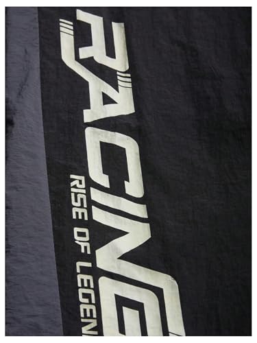 Men's Graphic Letter Color Block Track Pants Wide Leg Drawstring Waist Sports Trousers3