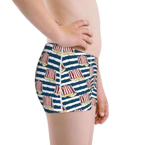 Boys' Cotton Boxer Brief Soft Underwear-Popcorn2