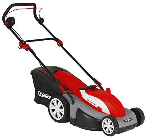 MOSKILA Cobra GTRM43 43cm (17in) Electric Lawnmower with Roller - powerful 1800w motor