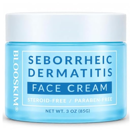 Blooskim Seborrheic Dermatitis Cream, Fast-Acting Treatment for Face, Scalp, Folliculitis and Dandruff, Psoriasis Scalp Cream Effective Relief for Dry Itchy - 3.4 oz
