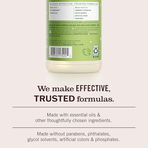 MRS. MEYER'S CLEAN DAY Multi-Surface Cleaner Spray, Cruelty Free Formula, Iowa Pine, 16 fl. Oz (Pack of 3) - Image 6