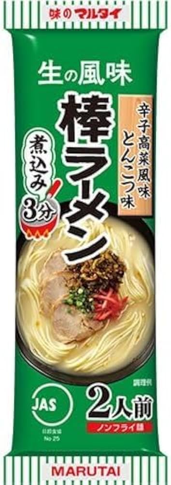 Amazon.co.jp: マルタイ 辛子高菜風味棒ラーメン 173g : 食品