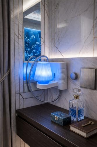 Image of GURUSOAMI Small Lamp Type 2 Pin Night Lamp 0.5 Watt Plug & Play LED Bulb For Bedroom, Living Room, Zero Watt Light Direct Socket Use For Night (Blue, 1)