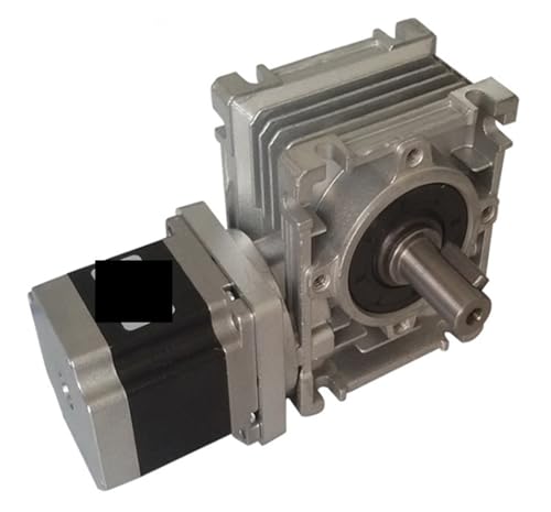 Réducteur à vis sans fin NMRV30 évite le jeu mécanique du moteur NEMA23 pour guidage précis 20:1