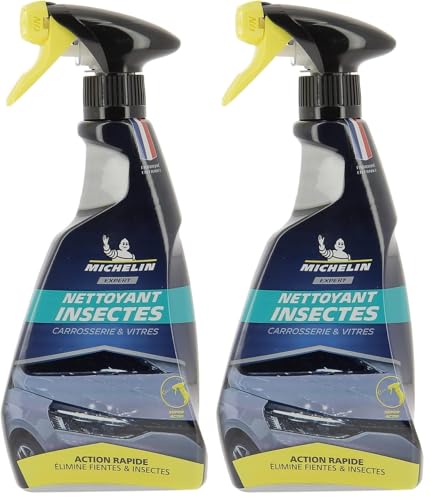 MICHELIN 009442 Expert Nettoyant Insectes Carrosserie Et Vitres 500 ML (Lot de 2)