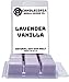 Candlecopia Lavender Vanilla Strongly Scented Hand Poured Vegan Wax Melts, 12 Scented Wax Cubes, 6.4 Ounces in 2 x 6-Packs