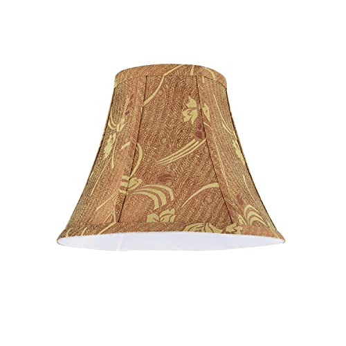 Image of Aspen Creative 30156A Transitional Bell Shape Spider Construction Lamp Shade in Copper, 12 inch wide (6 inch x 12 inch x 9 1 /2 inch)