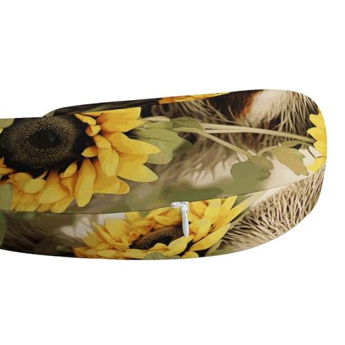 Almohada cuello U espuma viscoelástica 30x25 cm miniatura 4