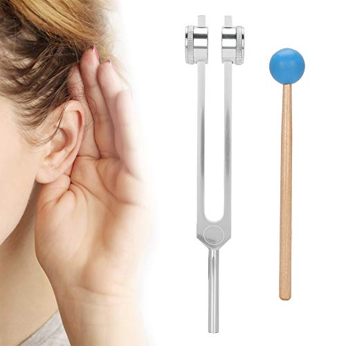 Brrnoo Aluminum Alloy Tuning Fork, 126.22Hz Sun Gear Tuning Fork Yoga Meditation Tuning Energy Fork with Hammer Vibration Sound Therapy Tool - Image 5