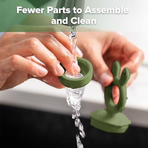 image for Haakaa Baby Fruit Food Feeder & Mini Freezer Nibble Tray Combo, Breast