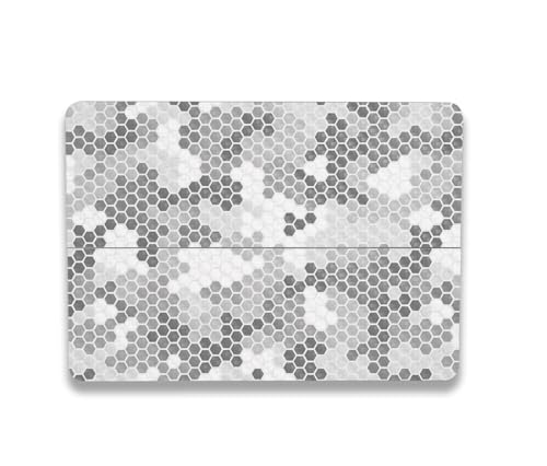 Image of MightySkins Carbon Fiber Skin Compatible with Microsoft Surface Laptop Studio 2 (2023) Full Wrap Kit - Camo Hexadots | Protective, Durable Textured Carbon Fiber Finish | Made in The USA