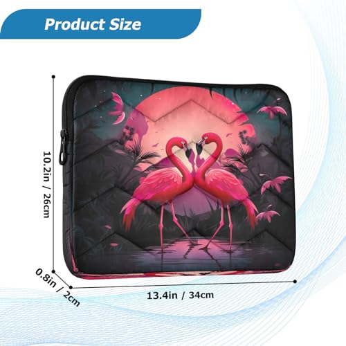Funda para laptop de 13-14 pulgadas Flamingo Sunset miniatura 3