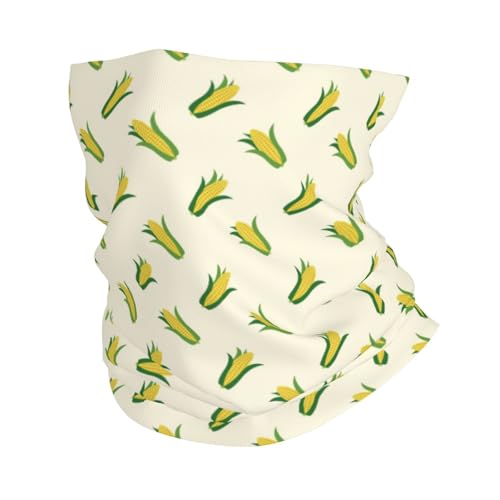 Buewutiry - Cubrecuello para hombre y mujer con estampado de maíz, capucha, máscara, bandana, bufanda para cuello
