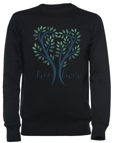 Sweat noir unisexe Heart Tree idéal pour vos sorties décontractées