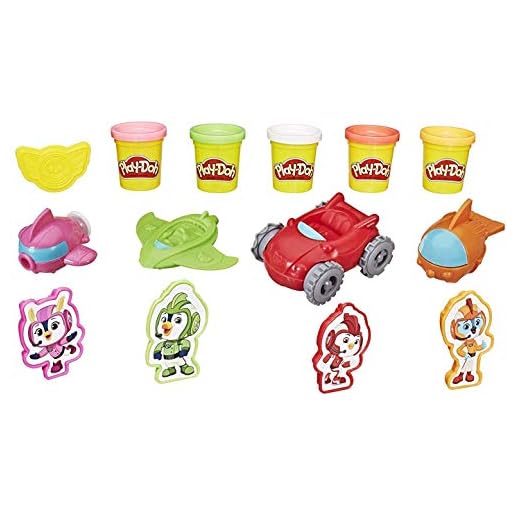 Play-Doh Top Wing Cadet Creations Toolset with 5 Non-Toxic Colors