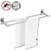 Produktbild WISKEOI Handtuchstangen Ohne Bohren, Kleber Handtuchhalter Wandmontage, Badezimmer-Zubehör, SUS304 Rostfrei Poliert, Bad BL-9 40CM/15.7 Inch