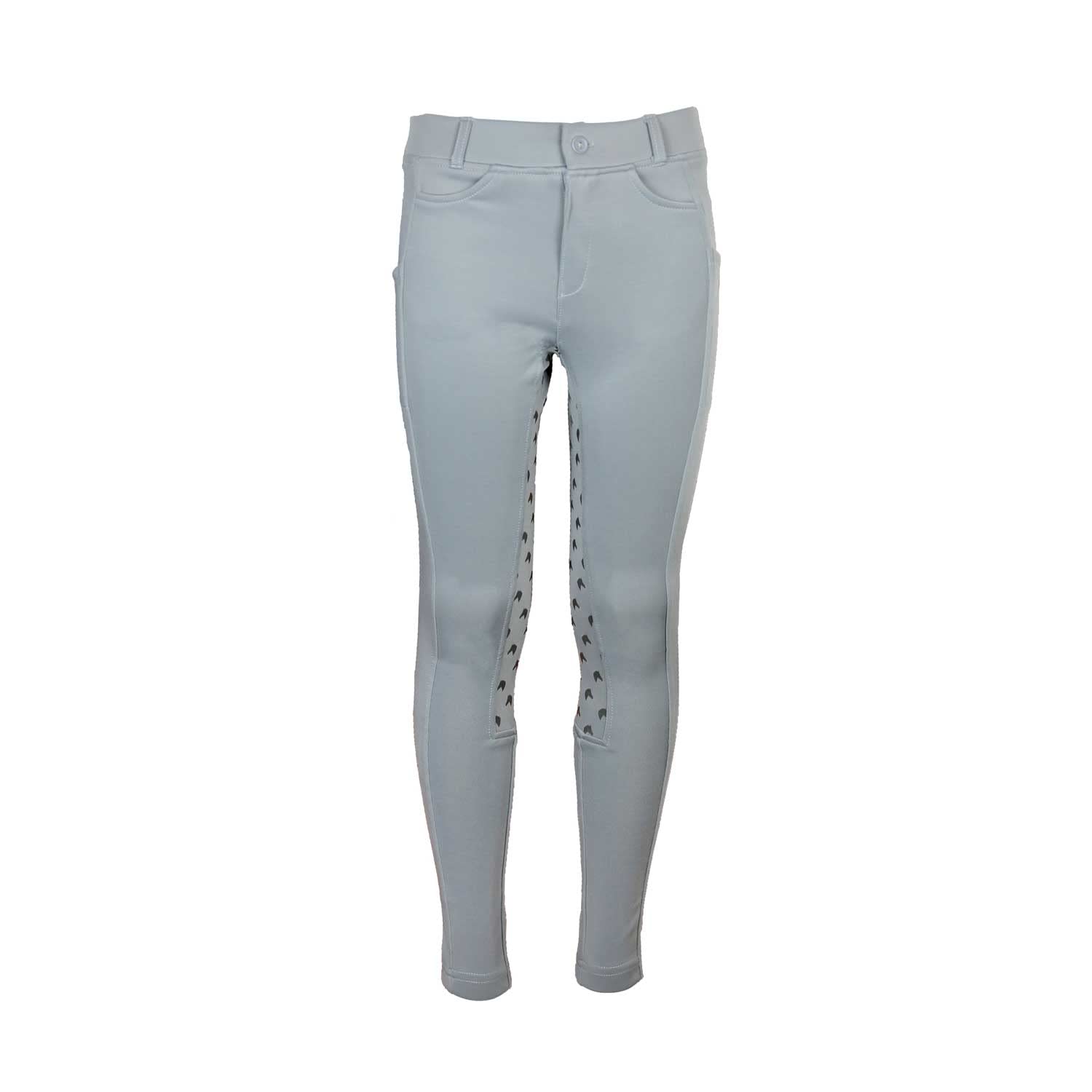 Pantaloni da equitazione per bambini, leggings da equitazione, testa di cavallo in silicone
