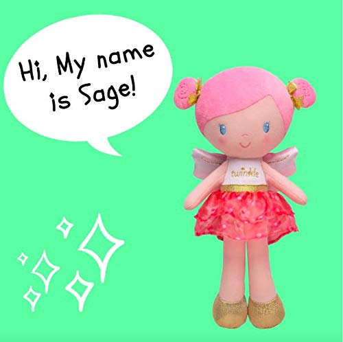 Baby Starters Plush Snuggle Buddy Baby Doll, Sweet Sage Fairy - Thumbnail 2