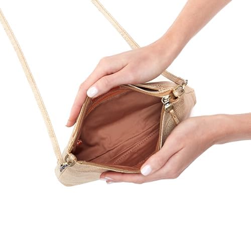 Image of HOBO Darcy Leather Convertible 3-in-1 Crossbody Bag with Removable & Adjustable Strap, Exterior Phone Slip Pocket