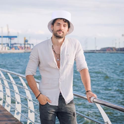 Image of 36 /24 /12 Pcs Bucket Hats for Men Women Bulk Cotton Fishing Cap UV Protection Beach Foldable Solid Color Sun Cap