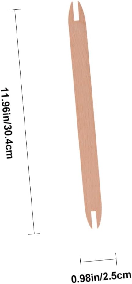Wooden Shuttle Weaving Stick for Scarf Tapestry DIY Knitting Xmas