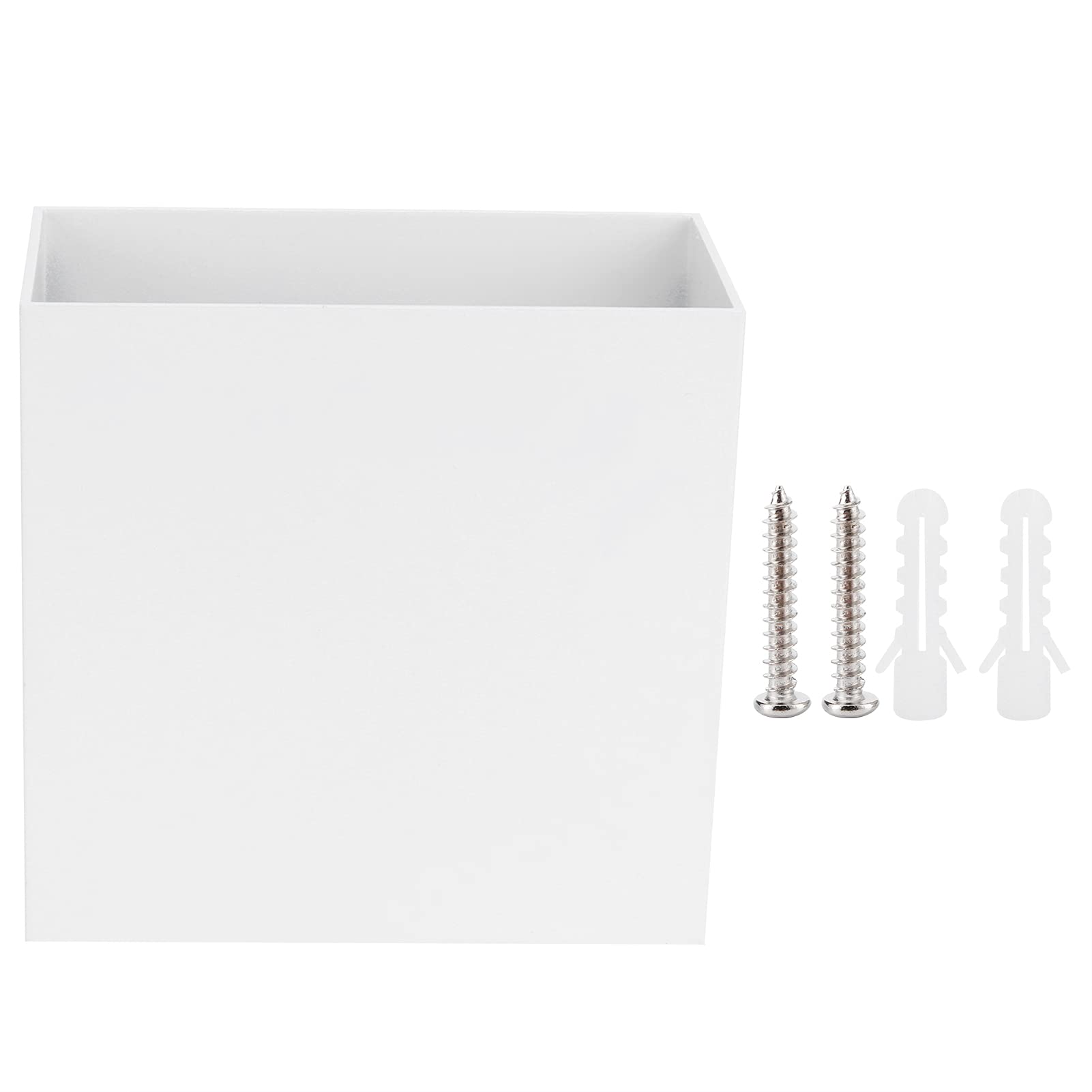 Garosa LED Wall Sconce Light, Modern Up Down Lighting Warm White 7W 700lm Hardwired Fixture for Bedroom Hallway Aluminum Alloy White 10 x 10 x 5cm 1 Pack