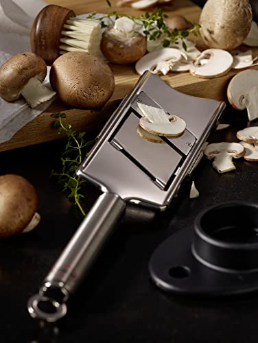 RÖSLE Gourmethobel Hochwertiger Hobel für Trüffel, feine Pilze, Parmesan / Radieschen, hauchdünne Scheiben, stufenlos verstellbar… – Ansicht 5