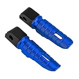 Reposapies Moto para Kymco Xciting CT 250 300 400 S400 Downtown 200i Downtown 300i Nikita 200 Motorcycle Trastro Pie Pegs Resta Reposapiés De Pasajeros (Color : Azul)