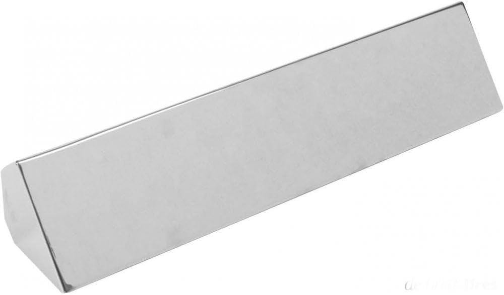 18" (45.5cm) Smoke Hood Canopy for Open Coal Log Fire in Polished Steel