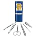 Riverdale Varsity Letter Stainless Steel Manicure Pedicure Grooming Beauty Care Travel Kit