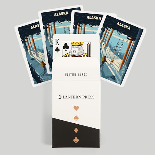 Baraja de poker 52 cartas Lantern Press Alaska miniatura 6