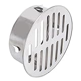 Boxwizard Edelstahl-Balkon-Bodenablauf mit Antiblockierung den Außenbereich (110 Flacher Mund)