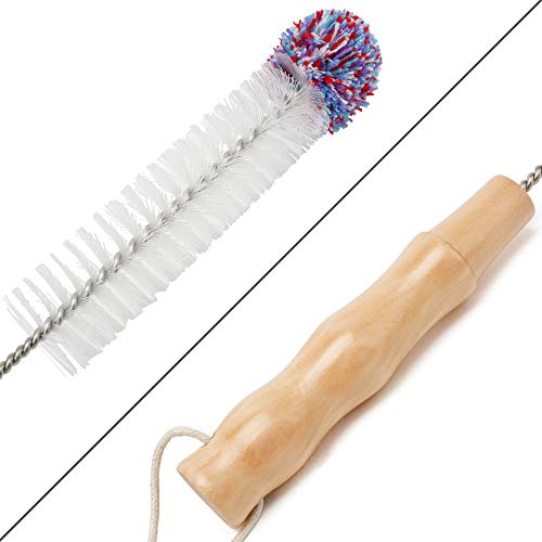 Flaschenbürste 3er Set mit Flauschbommel, Bürsten kratzfreie Reinigung, Reinigungsbürste für Babyflaschen und Flaschen… – Bild 4