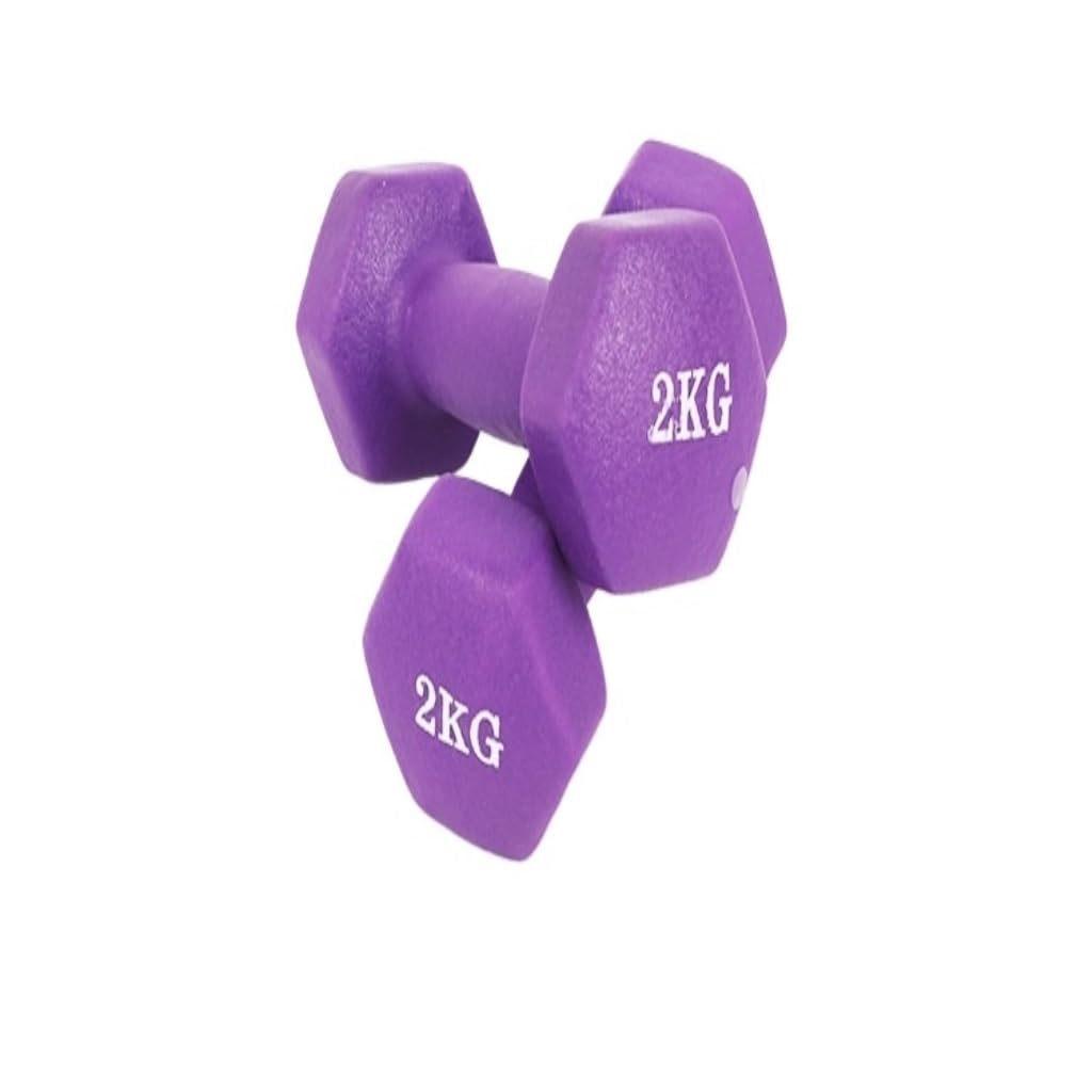 Fitness Dumbbells Home Fitness Exercise Dumbbells for Men and Women a Pair of Colorful Small Dumbbells and Hexagonal
