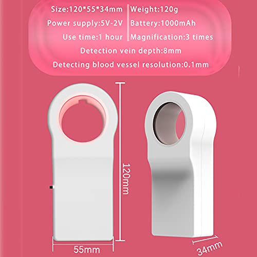 HRTX Medische Infrarood Vein Finder Viewer,Draagbare ader Locator ader Verlichting Detector Volwassenen Kinderen Ader… - Image 4