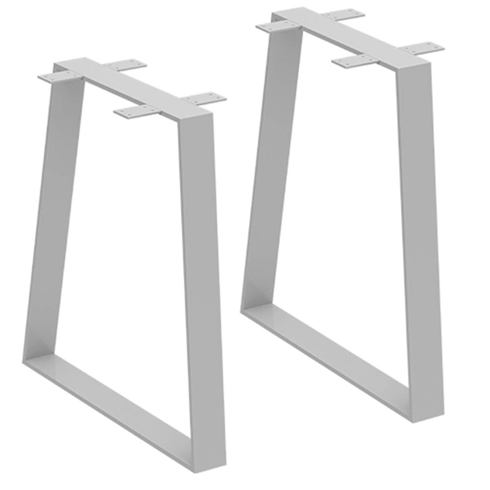 Pieds de Table Basse à Manger Pieds de Meubles trapézoïdaux Pieds de Support de Remplacement pour Bricolage Bureau Petit déjeuner Bar Cadre de Plan de Travail 2 pièces